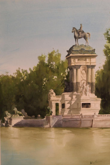 El retiro Watercolour Paper Landscaping