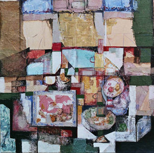 Signos del Espacio 2 Mixed media Panel Still Life Paintings