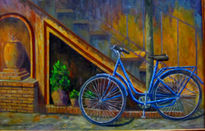 Bicicleta azul