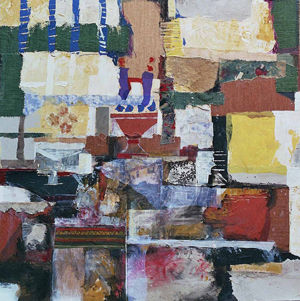 Signos del espacio 3 Mixed media Panel Still Life Paintings