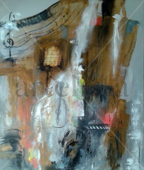 violin y piano Acrylic Canvas Others