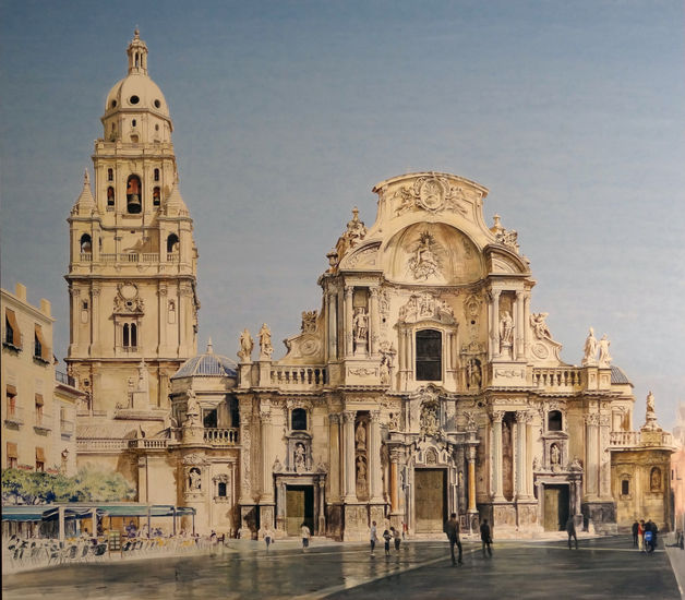 Catedral de Murcia Oil Canvas Landscaping