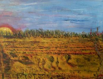 mi campo Acrylic Canvas Landscaping