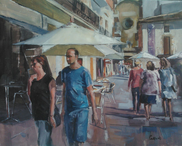 Calella Oil Canvas Landscaping