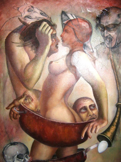 Jinetera con Cabezas