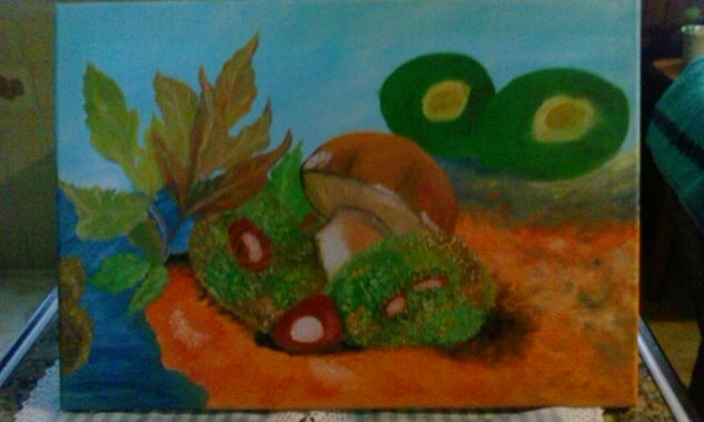 Otoño Acrylic Canvas Still Life Paintings