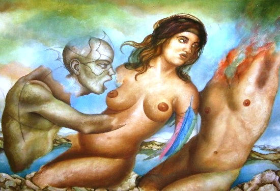 Sin Titulo Oil Canvas Nude Paintings