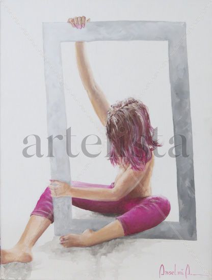 SERIE MUJERES Oil Canvas Figure Painting