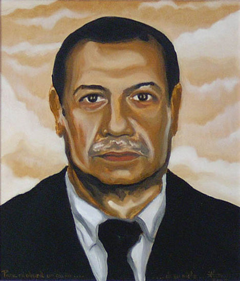 Avi Oil Canvas Portrait