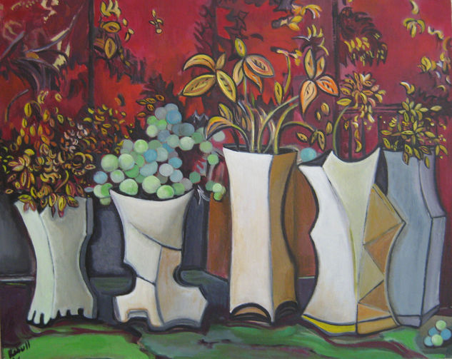 UVAS Acrylic Canvas Still Life Paintings