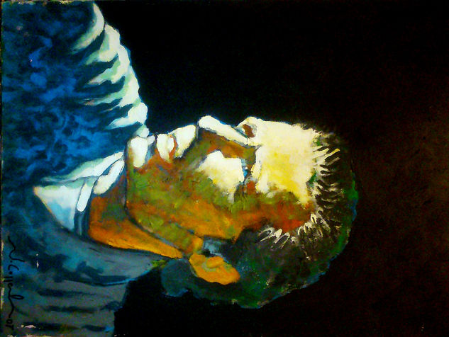 autorretrato Acrylic Canvas Portrait