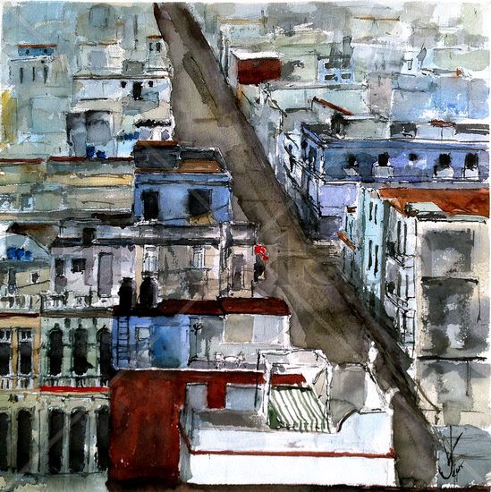 La Habana Watercolour Paper Landscaping