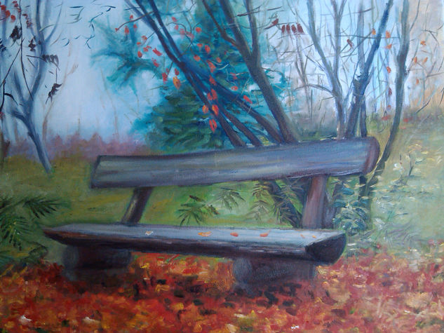 La  magia del otoño Oil Canvas Landscaping