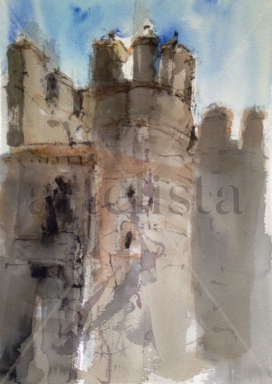 Toledo III Watercolour Paper Landscaping