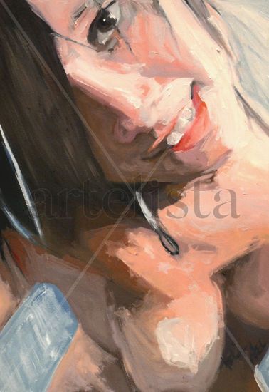 selfie Oil Card Nude Paintings