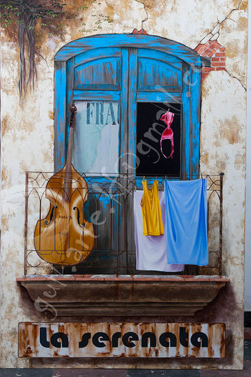 la serenata Oil Canvas Landscaping