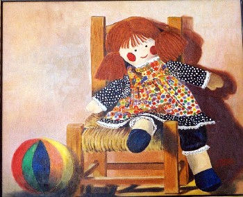 La muñeca Oil Canvas Figure Painting