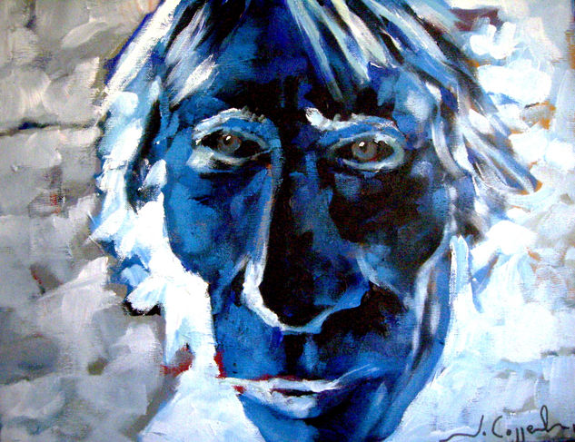 Azul Acrylic Canvas Portrait