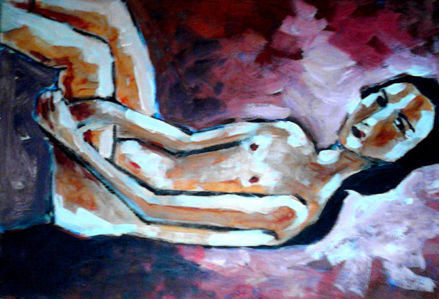 Boceto Acrylic Panel Figure Painting