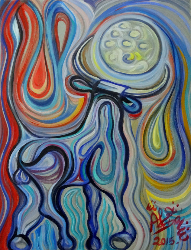 El toro enamorado de la luna