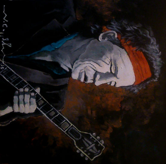 Keith Richards 28 Acrílico Lienzo Retrato