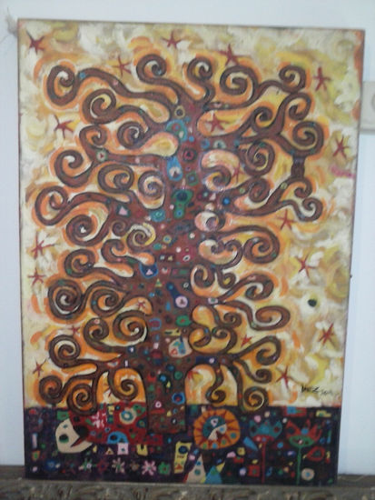 arbol de oro Oil Canvas Others