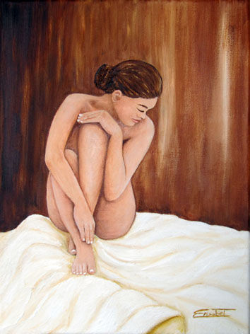 Flexibilitat - 1 Oil Canvas Nude Paintings