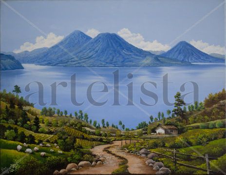 Lago de Atitlán,...