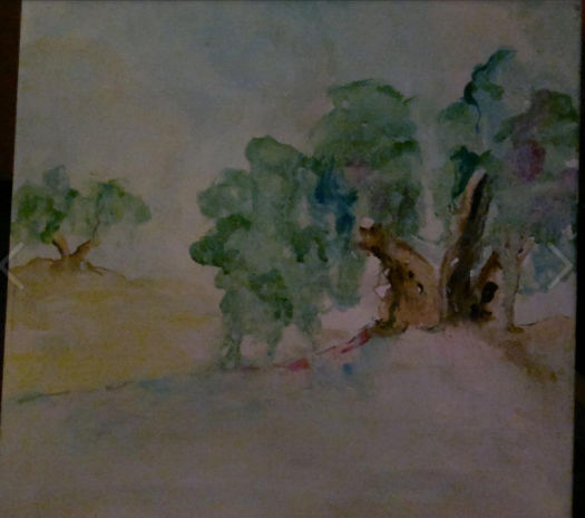 Olivos Watercolour Canvas Landscaping