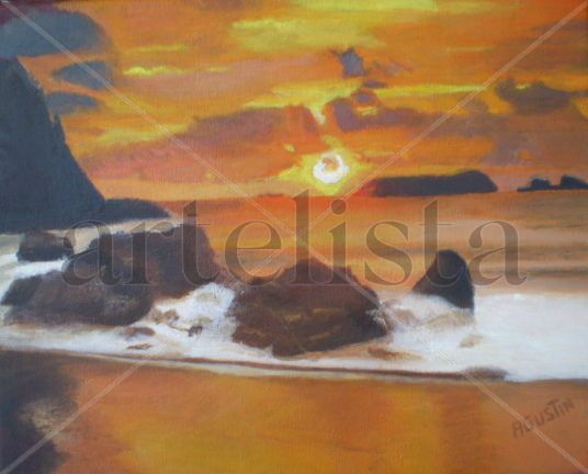 serie paisaje A04 Oil Canvas Marine Painting