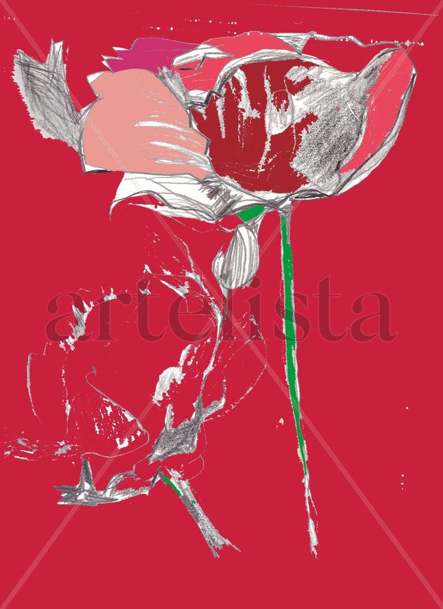 flores en rojo