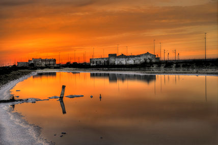 Puesta de sol en la...
