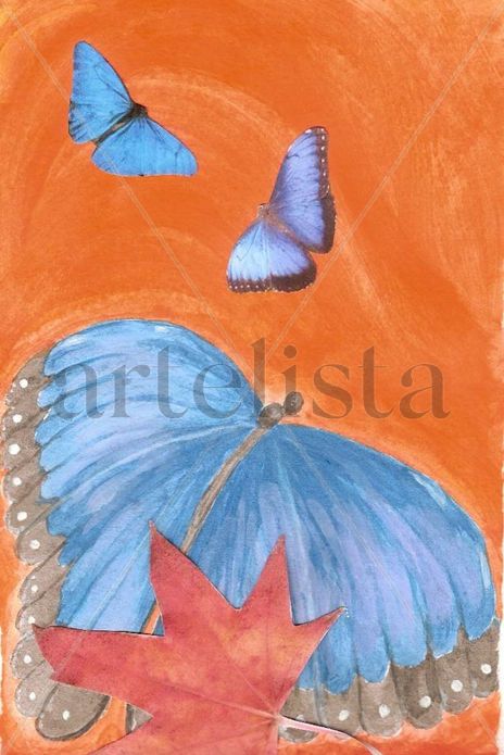 Azul mariposa