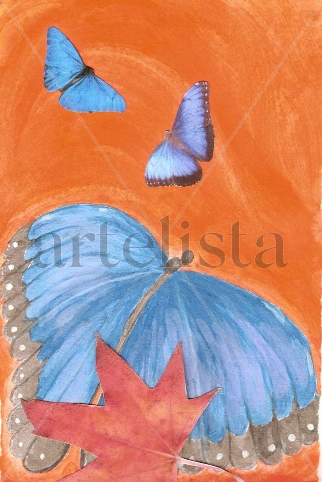 Azul mariposa