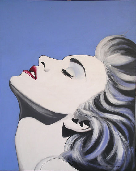 Madonna Acrylic Canvas Portrait