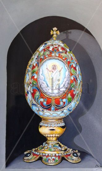 Faberge eggs Kremli museum Óleo Tabla Bodegones