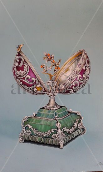 Faberge Kremlim musedum 2 Óleo Tabla Bodegones