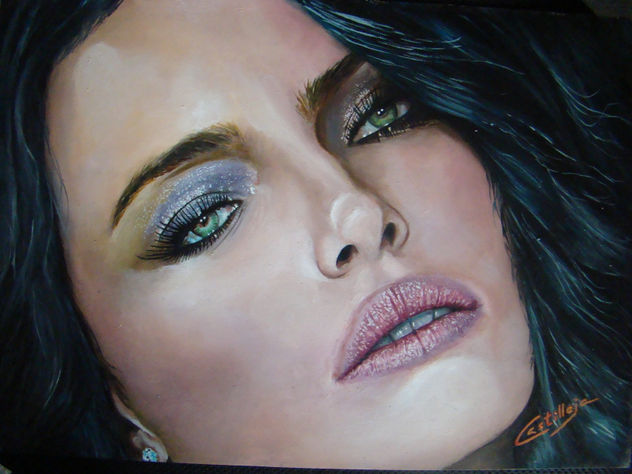 RETRATO DE HERMOSA MODELO