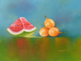 Bodegón en naturaleza Acrylic Canvas Still Life Paintings