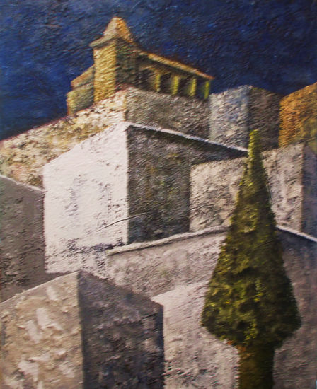 IBIZA DES DE SA PENYA Acrylic Canvas Landscaping