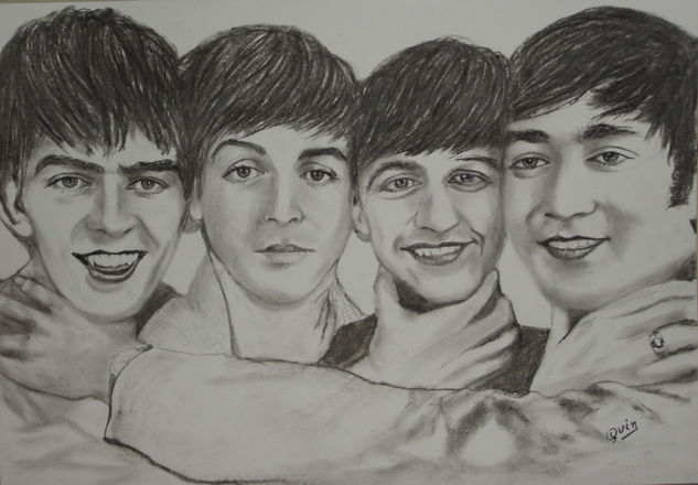 BEATLES Charcoal