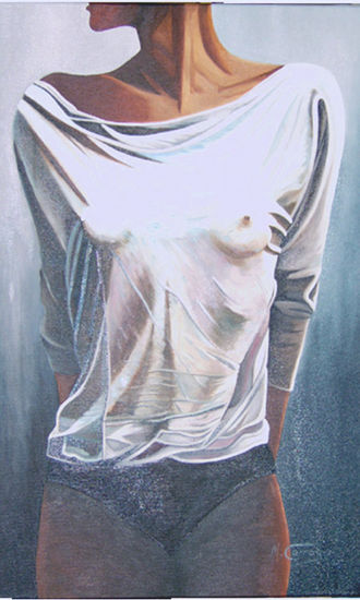 Mujer de frente 3 Oil Canvas Figure Painting