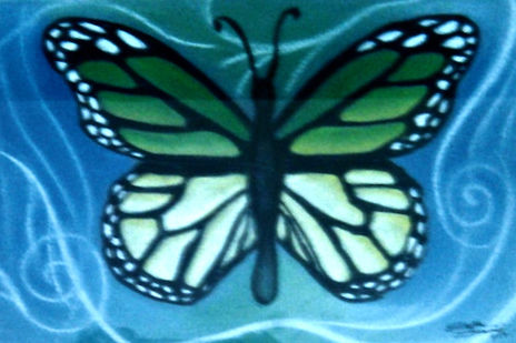 Mariposa azul