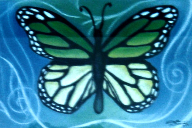 mariposa azul