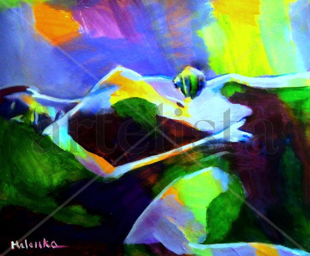 Warm body Acrylic Canvas Nude Paintings