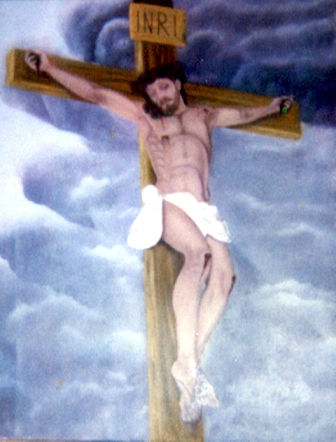 Cristo Óleo Tela Figura