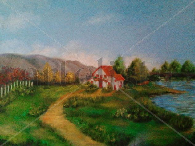 Paisaje imaginario Oil Canvas Landscaping