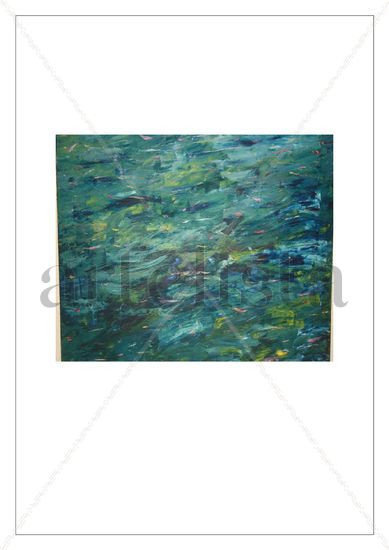 Agua y Musgo Oil Canvas Marine Painting