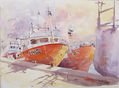 Barcos rojos