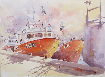 Barcos rojos